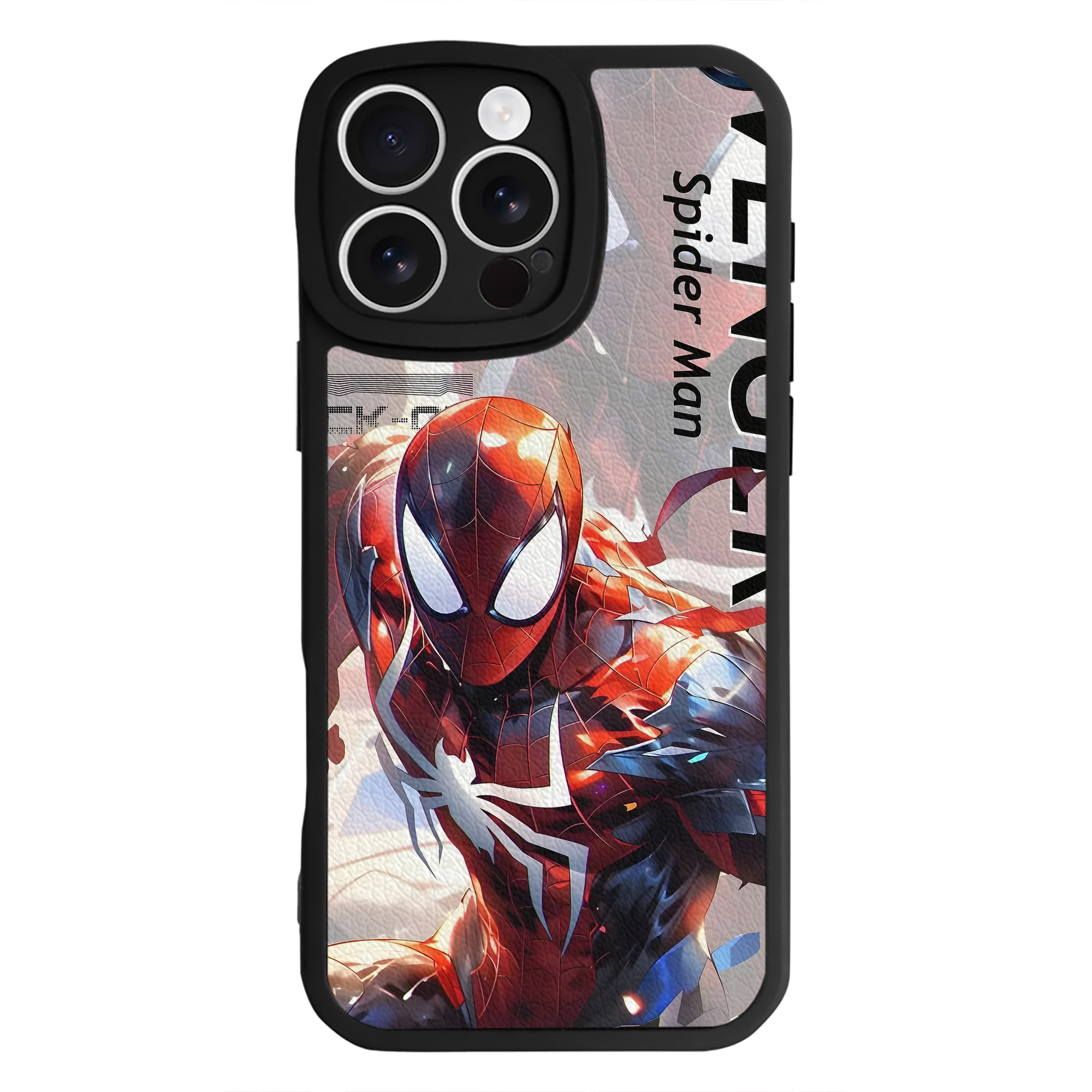 （画像用） アベンジャーズ The Avengers 【iPhone 16シリーズ対応】シリコンスマホケース（レザー調） 材質：シリコン